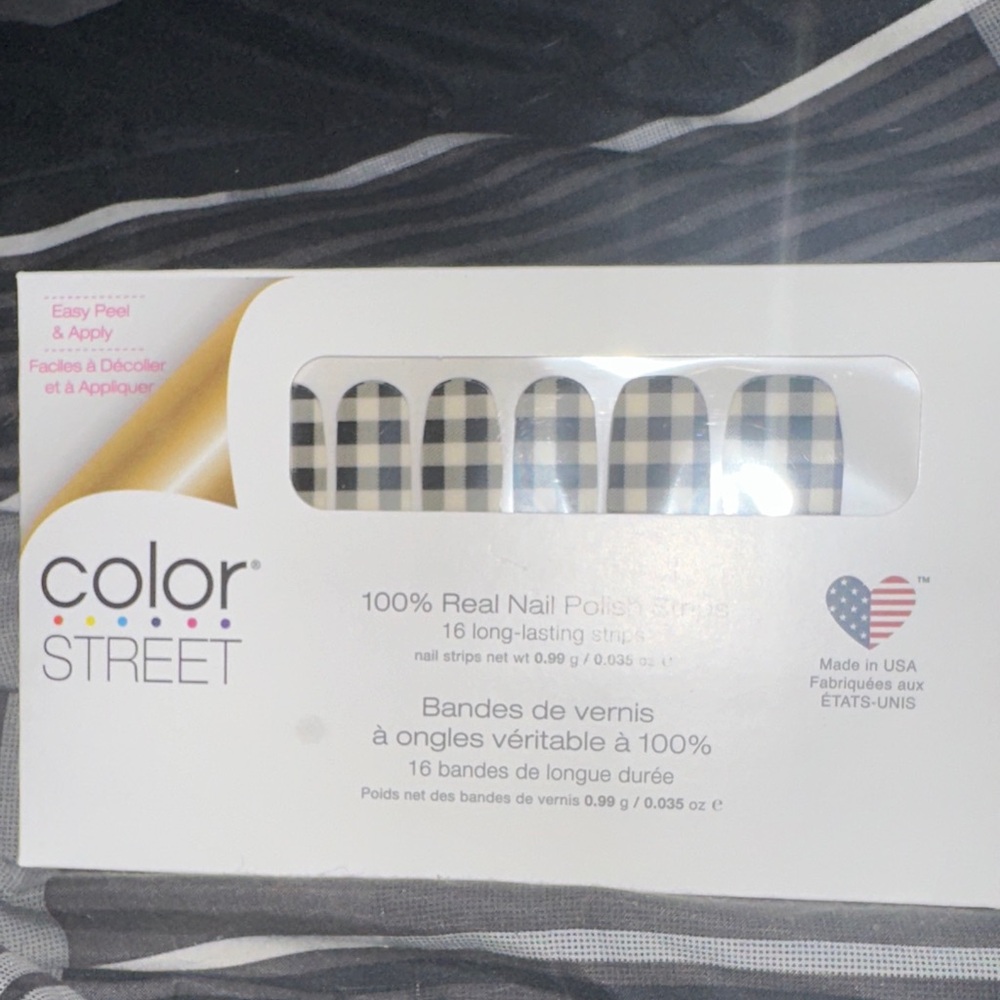 Color Street Plaid Nail Polish Strips